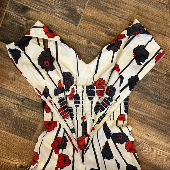 Vintage-Inspired Floral Midi Dress (2000s) - Picture 6 of 7